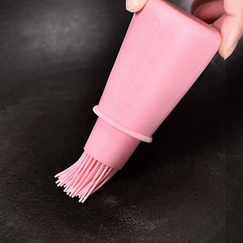 Miniatura 4 de 1 botella de cepillo de aceite, cepillos portátiles para untar cepillo de botella de aceite de silicona para accesorios de cocina (verde)