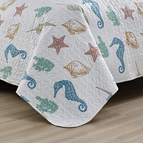 50% Off King Coastal Comforter Set – Reversible & Lightweight - Image 4