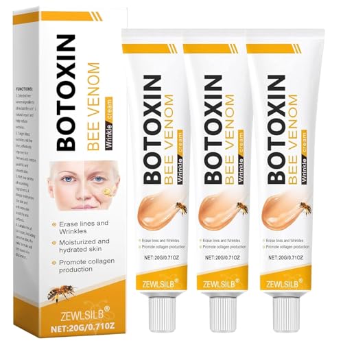 3Pcs Bee Venom Cream, Wrinkle Removal & Firming, Moisturizing, Lifting & Recovery for All Skin Type, Anti-Aging Bee Venom,Face Cream Moisturiser (3PCS, 90g)