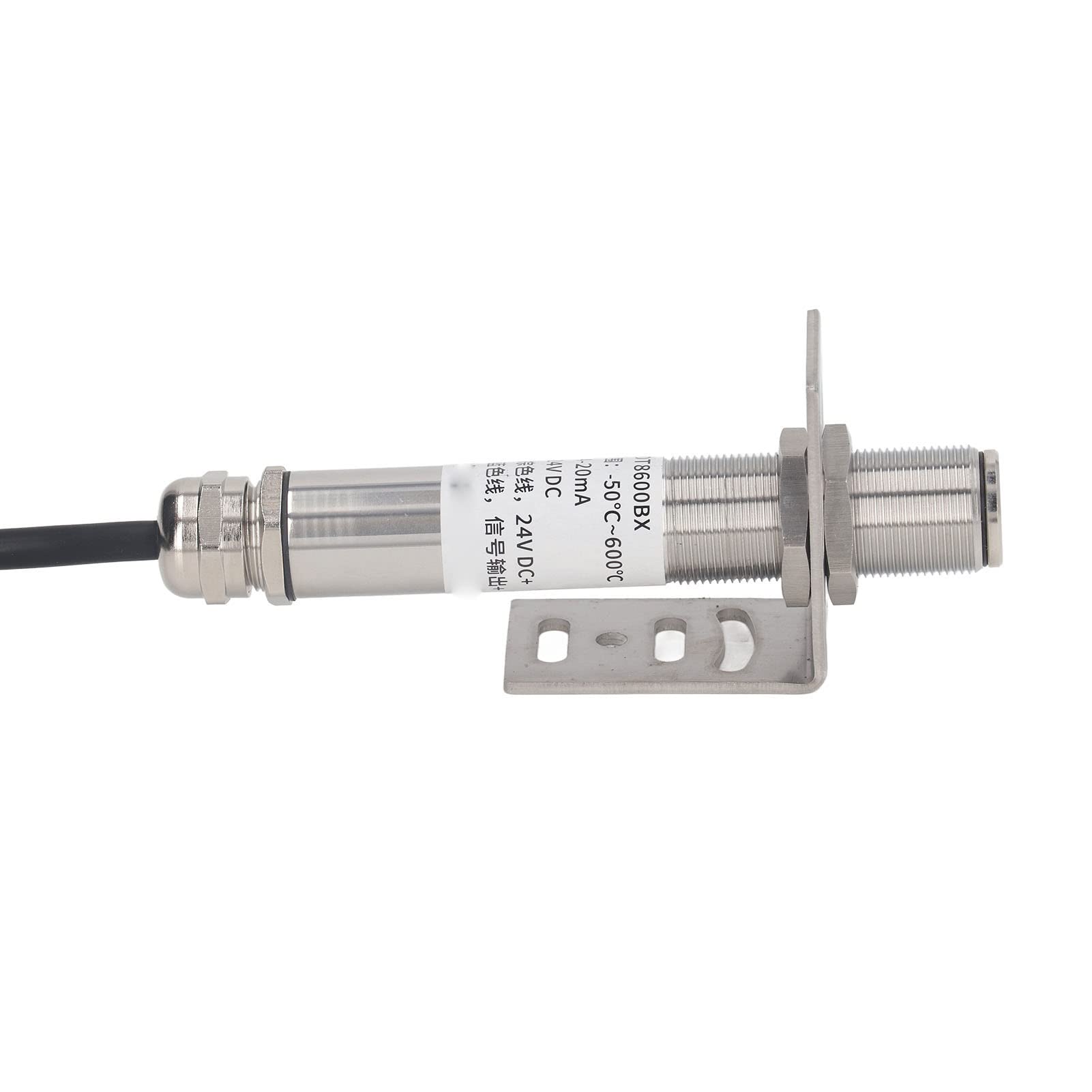 FTVOGUE Sensor de Temperatura, Sonda No Industrial DC24V de Acero Inoxidable de -50 ℃ a 600 ℃ para Diversas Aplicaciones
