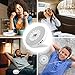 Lukasa Portable Bluetooth CD Player Built-in Speaker Stereo, Personal MP3 Players Rechargeable Compact Car Disc CD Music Player USB Play Anti-Shock Protection