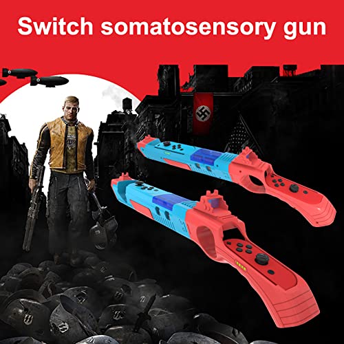 Switch Shooting Controller For Nintendo Joy-Con Hunting Games, 1 Pcs Switch Hand Grip Accessories Compatible With Nintendo Switch Games (Blue) #TOP5