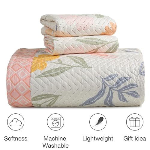 Image of Akshya Heavy Cotton Elastic Fitted Bedsheets with 2 King Size Pillow Covers, ultrasonic bedcover Double Bed with All Around Elastic 400 tc with 2 Pillow Covers