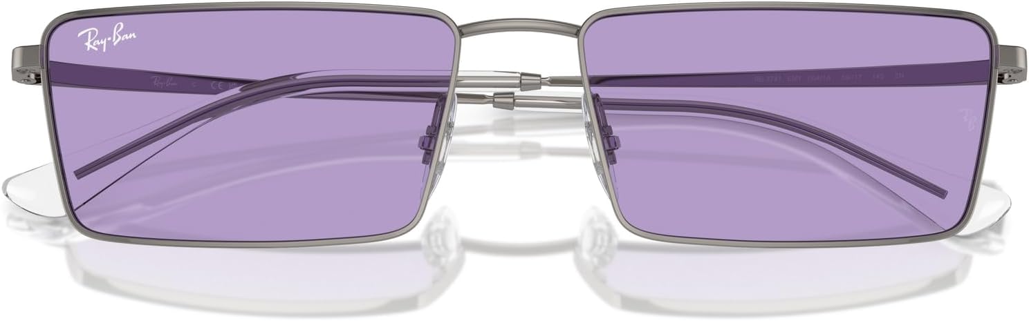 Ray-Ban Unisex Rb3741 Emy Rectangular Sunglasses