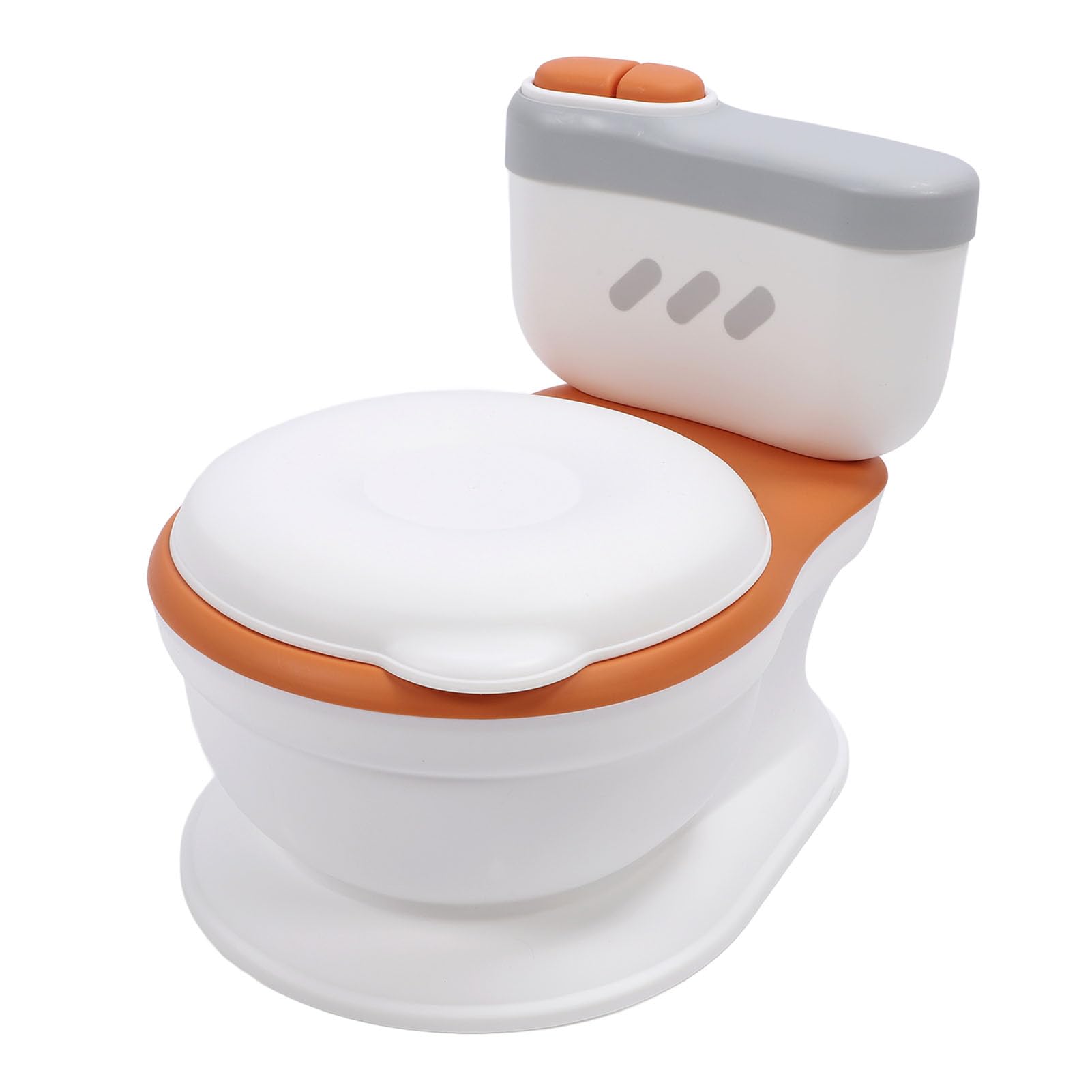 Asixxsix Toilette per l'addestramento Al Vasino, Vasino Portatile per Bambini con Paraspruzzi, con Pulsanti di Scarico, Suono di Scarico e Dispenser di Fazzoletti per Bambini Dai 18 Mesi in su