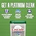 Cascade Platinum Dishwasher Pods, Dishwasher Detergent, Dish Detergent Soap, Lemon, 59 Count