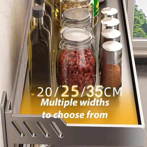Estante de almacenamiento de cocina de pared sin taladros organizador de condimentos 3