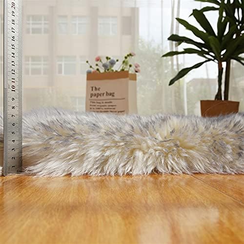 Altlue Real Genuine Sheepskin Rug Natural Sheepskin Throw Real Full Sheepskin Rugs Fluffy Fur Rug Authentic Sheepskin Seat Covers For Chairs Sheepskin Seat Pads Cushion (70X100cm)