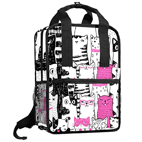 Sac à dos pour garçons avec bretelles réglables motif japonais