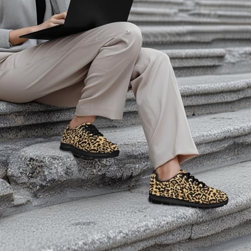 SYtrade Women's Tennis Shoes Canvas Lace-up Athletic Fashion Sneaker Black Sole4