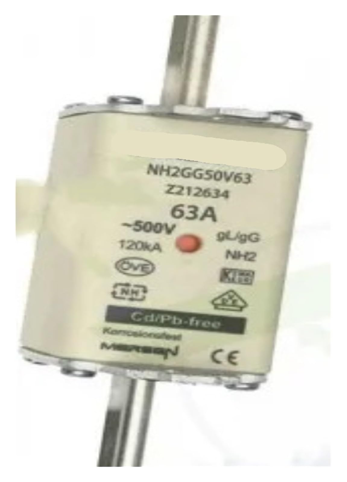 Fusibles NH2GG50V80 C213649 pour la protection de moteurs