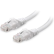 Cable Matters 10Gbps Snagless Cat 6 Ethernet Cable - 8 Feet, Cat 6 Cable, Cat6 Cord, Ethernet Cord, White