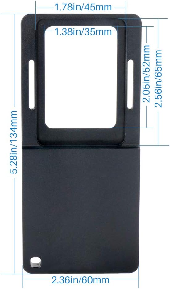 Switch Mount Plate Adapter Compatible with DJI OSMO Action for GoPro Hero 7 6 5 YI Cam Zhiyun Mobile Gimbal Handheld Mount Plate for DJI Osmo Mobile 2 3 Gimbal Zhiyun Smooth 4 Feiyu Vimble 2