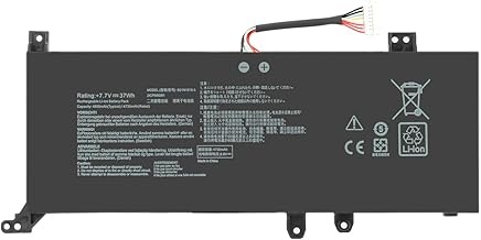 Exmate B21N1818 C21N1818 Batterie pour ASUS VivoBook 17 A712 D712 F712 K712 M712 S712 X712 P1701 A712EA X712DA X712EA X712FA X712FB X712JA S712DA S712EA S712EAM D712DA (7.7V/37Wh)