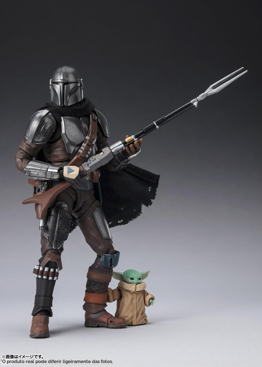 S.H. Figuarts Star Wars The Mandalorian Figure, Approx. 5.9 inches