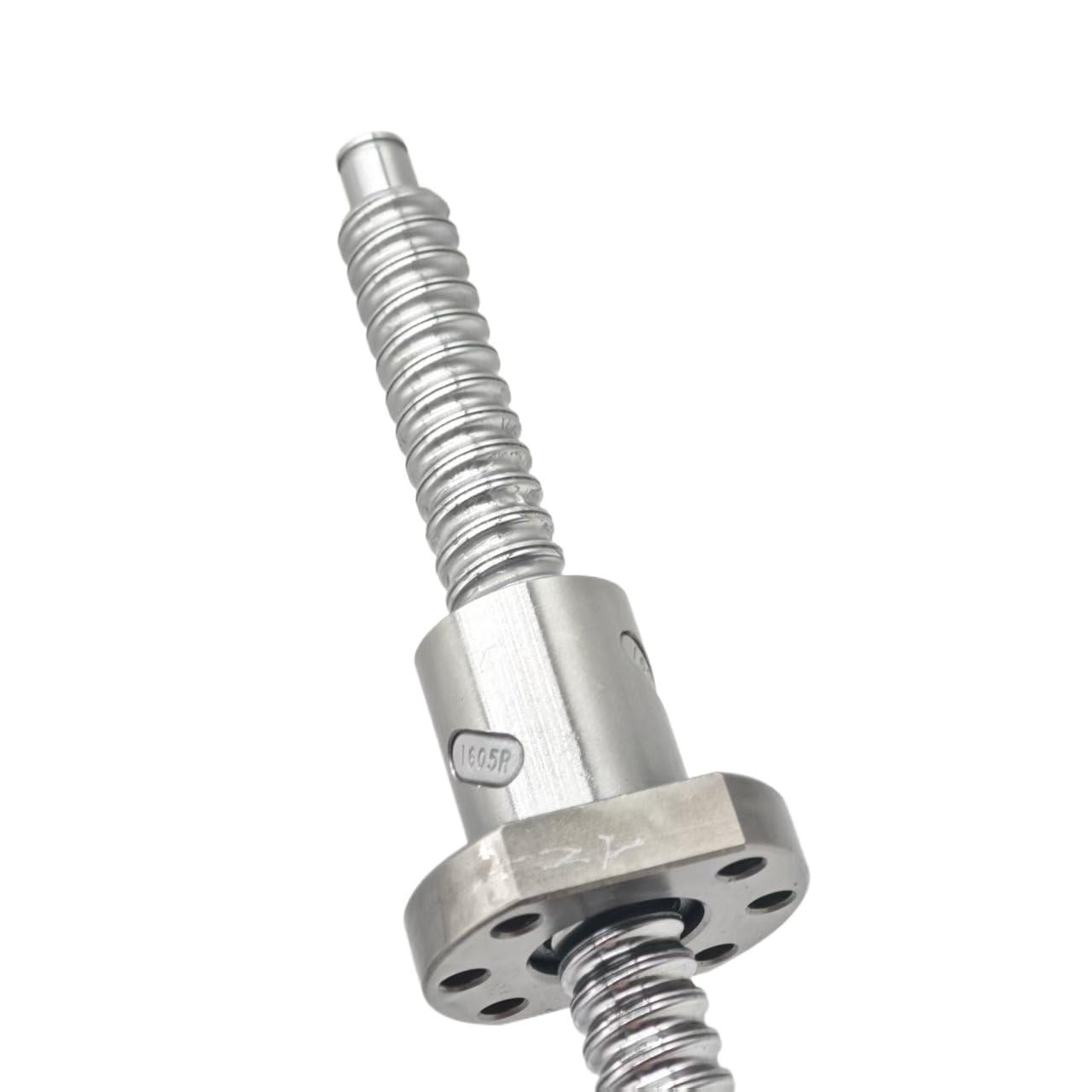 Zestaw śrub kulowych, C7 Walcowana śruba kulowa prawa 16 mm SFU1605 BK12 BF12 Nakrętka kołnierzowa obrobiona maszynowo 250-1000(250mm 9.84" long)