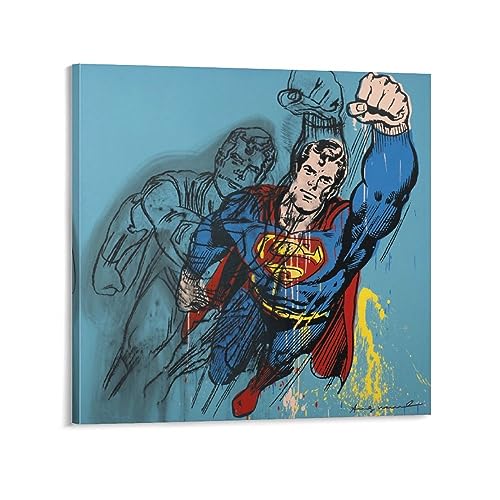 Amazon.co.jp: アンディ・ウォーホル 絵画 ポスター スーパーマン 