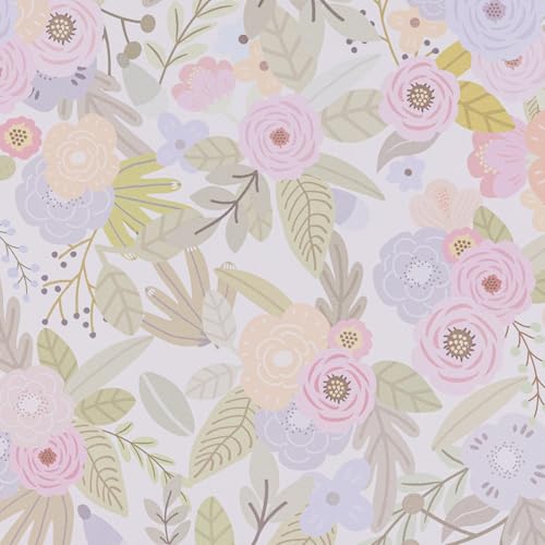Abyssaly Peel and Stick Wallpaper Vintage Wallpaper Floral Contact Paper