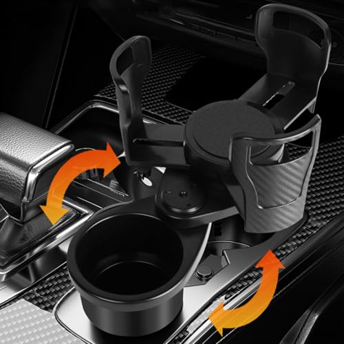 Extensor de portavasos para carro, multifuncional 2 en 1 miniatura 2