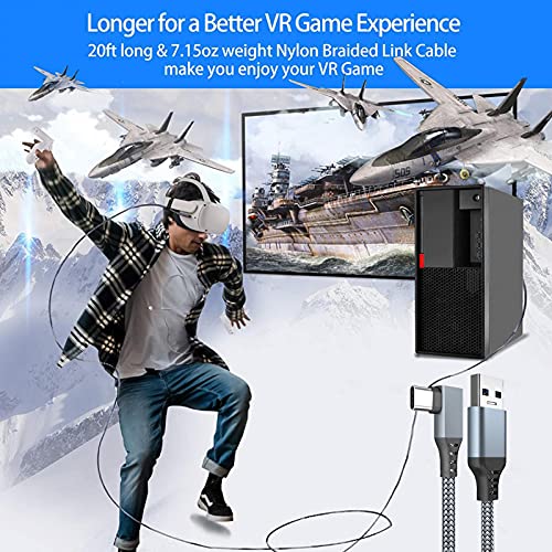 Link-kabel voor Oculus Quest 2 VR, 5M USB 3.0 5Gbps Fast Charging Gaming Cable, Computer Game Line - Image 3