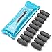 13 Extra Coarse Replacement Roller Refill Heads Compatible with Amope Wet Dry Electronic Foot File Refill(13 Extra Coarse for Wet & Dry) Black