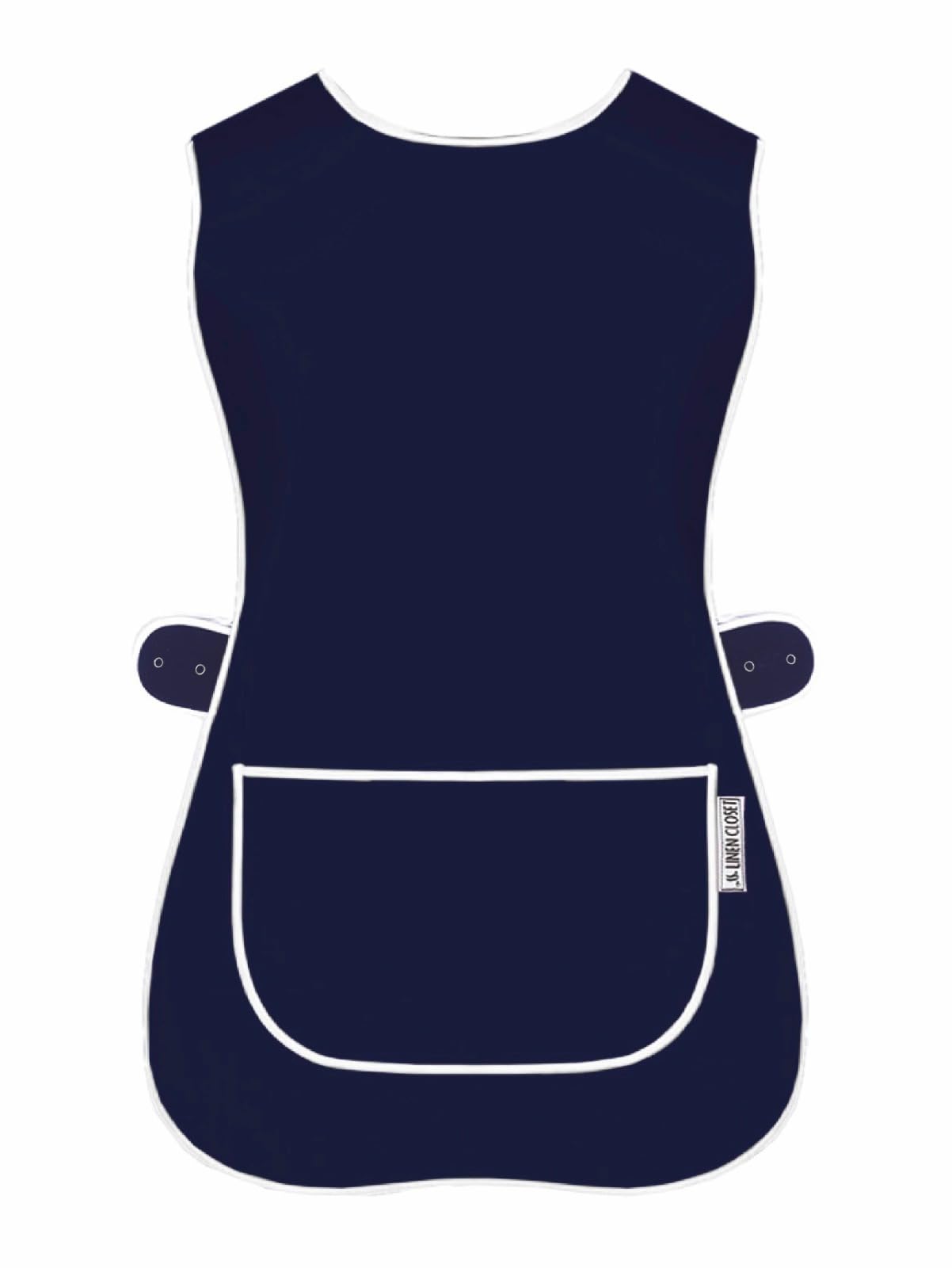 Linen Closet Unisex Navy Womens Tabards With Pockets For Men Ladies Cleaning Catering Chef Kitchen Aprons Hygea Tabard Apron Work Tabards