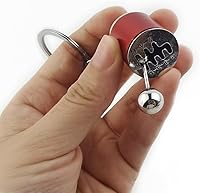 Vista 3 de GXXMEI Llavero de palanca de cambios de metal, caja de cambios de 6 velocidades, llavero de palanca de cambios manual de 6 velocidades, llavero