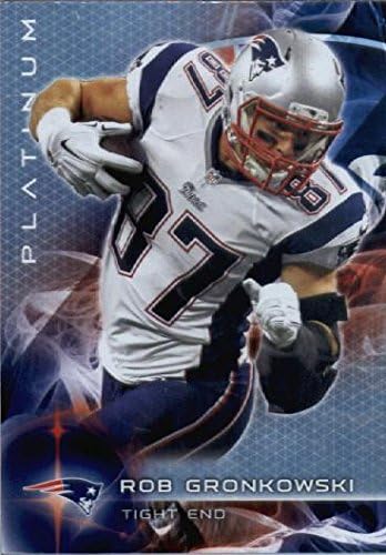2015 Topps Platinum #34 Rob Gronkowski New England Patriots Football Card