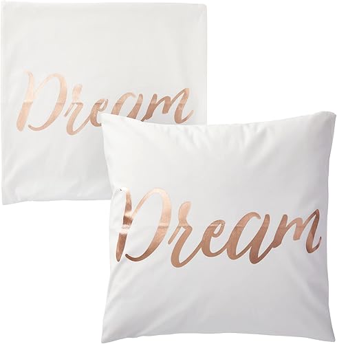 Miniatura 8 de Juvale Juego de 4 fundas de almohada de oro rosa, fundas decorativas para decoración del hogar, sala de estar (20 x 20 pulgadas)