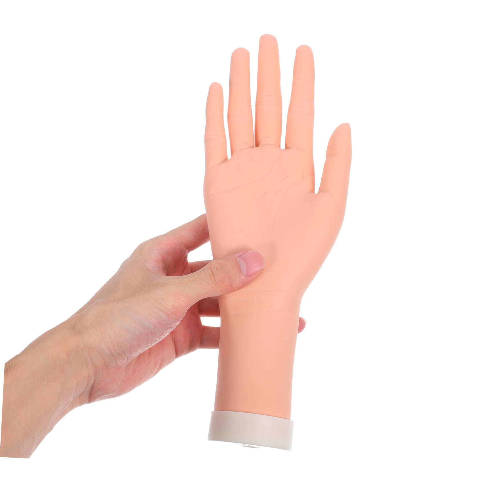 Manichino Mano Femminile Realistica Grandezza Naturale Modellino Flessibile per Esposizione Gioielli Pratica Nail Art e Fotografia Supporto da Tavolo Versatile per Artistico