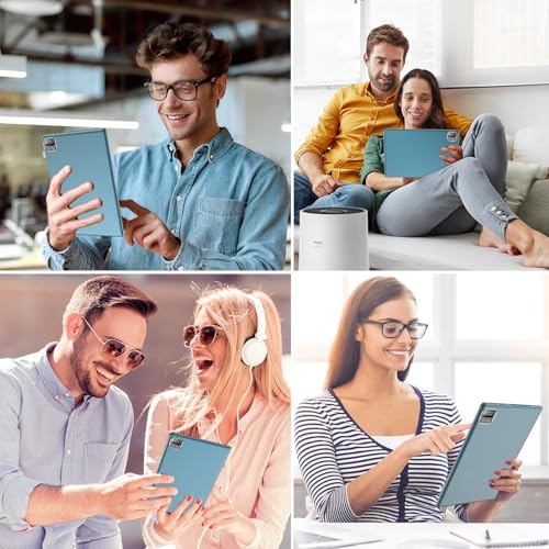 Image of 10 in Android Tablet 64GB+1TB, 1280x800 IPS Dual Camera 6000mAh (Blue)