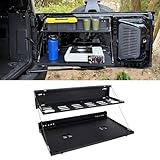 MAIKER 2-Tier Tailgate Table Compatible with Ford Bronco, Foldable Cargo Shelf Storage Shelf for Ford Bronco Accessories 2021-2025 4 Doors