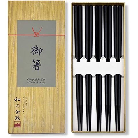 Chopsticks Set Pairs Reusable Lightweight Cover