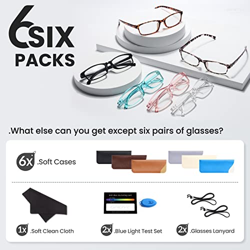 Gaoye 1926 6 Pack Reading Glasses Blue Light Blocking thumb #1