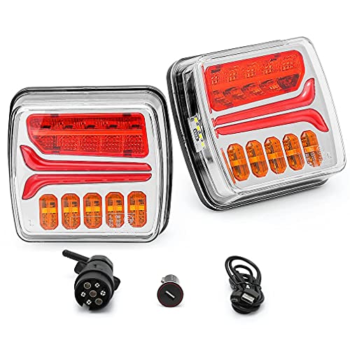 Hawkeye LED Magnetisch Kabellos Anhänger Rücklichter, 12V Wasserdicht Kabellos Anhänger Rücklicht Kontrollleuchte, mit… – Bild 8
