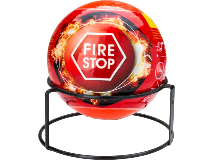Bola Extintor Extintor Automático ABC 1,3 kg | Activación 3-5 Segundos, Cobertura 3 m³, Clase A, B y C, sin Inspección Anual, Vida útil 5 años