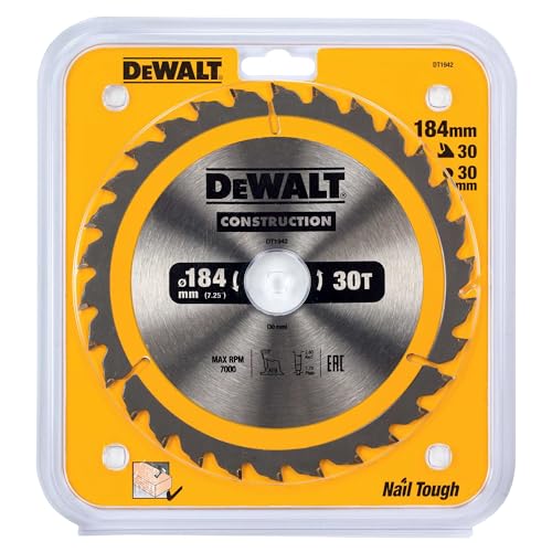 Dewalt, DT1942, Qz, Hoja Para ConstruccióN 184X30Mm 30T (Ac) - 2