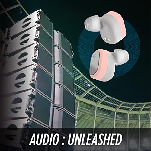 Coby True Wireless Earbuds 15 Hours Battery, Charging Case, Playback Controls, Siri And Google Assistant, Automatic Bluetooth 5.0 Pairing, Works With Iphone, Android, Ipad, Windows, Mac (Pink) #TOP4