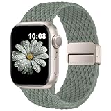 Ya en manzanajugosa.com: AMSKY Correa Trenzado Magnético Compatible para Correas Apple Watch 40mm 44mm 38mm 42mm 45mm 46mm 49mm Mujer Hombre,Tela de Nylon Solo Magnética para iWatch Series 11 10 9 8 7 6 5 4 SE Ultra 3 2 1