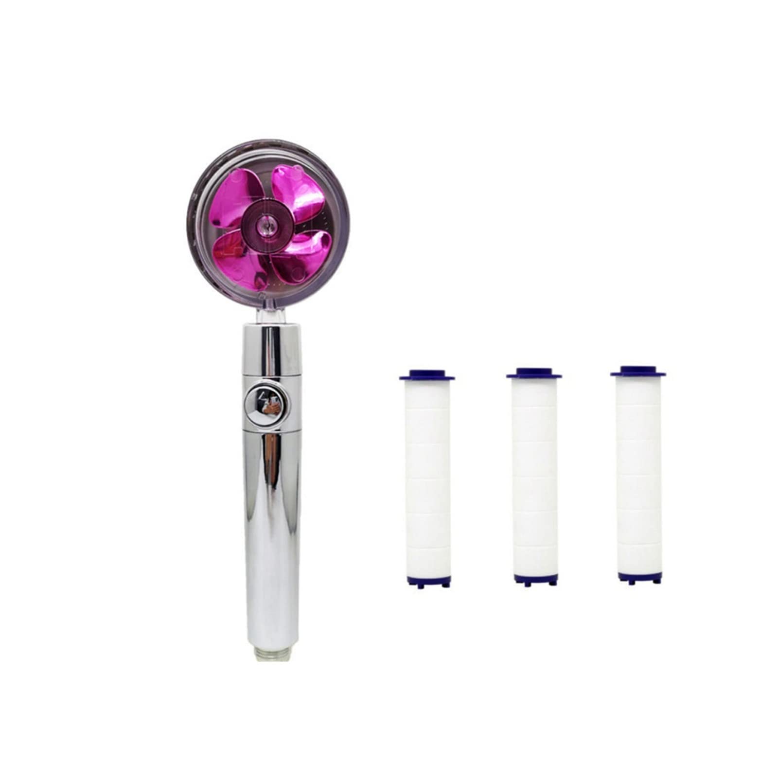 Pommeau de douche turbo filtrant contre le calcaire et la peau sèche