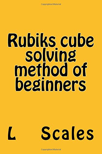 Rubiks cube solving method of beginners: rubiks cube solution