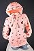 Zeralda Damen Sweat Jacke Kapuze Fleece gefüttert Hoodie Übergangsjacke Anker Sterne S - 3XL (Rosa-2024, XL)