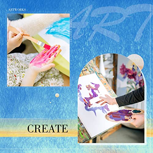 30 Pcs Acrylic Pouring Swipe Painting Tools Supplies Acrylic Pouring Tools Supplies Brush Paint Scrapers 25 Pcs Paint Swipe Accessories And 5 Pcs Paint Brush For Acrylic Painting Pouring Technique #TOP2