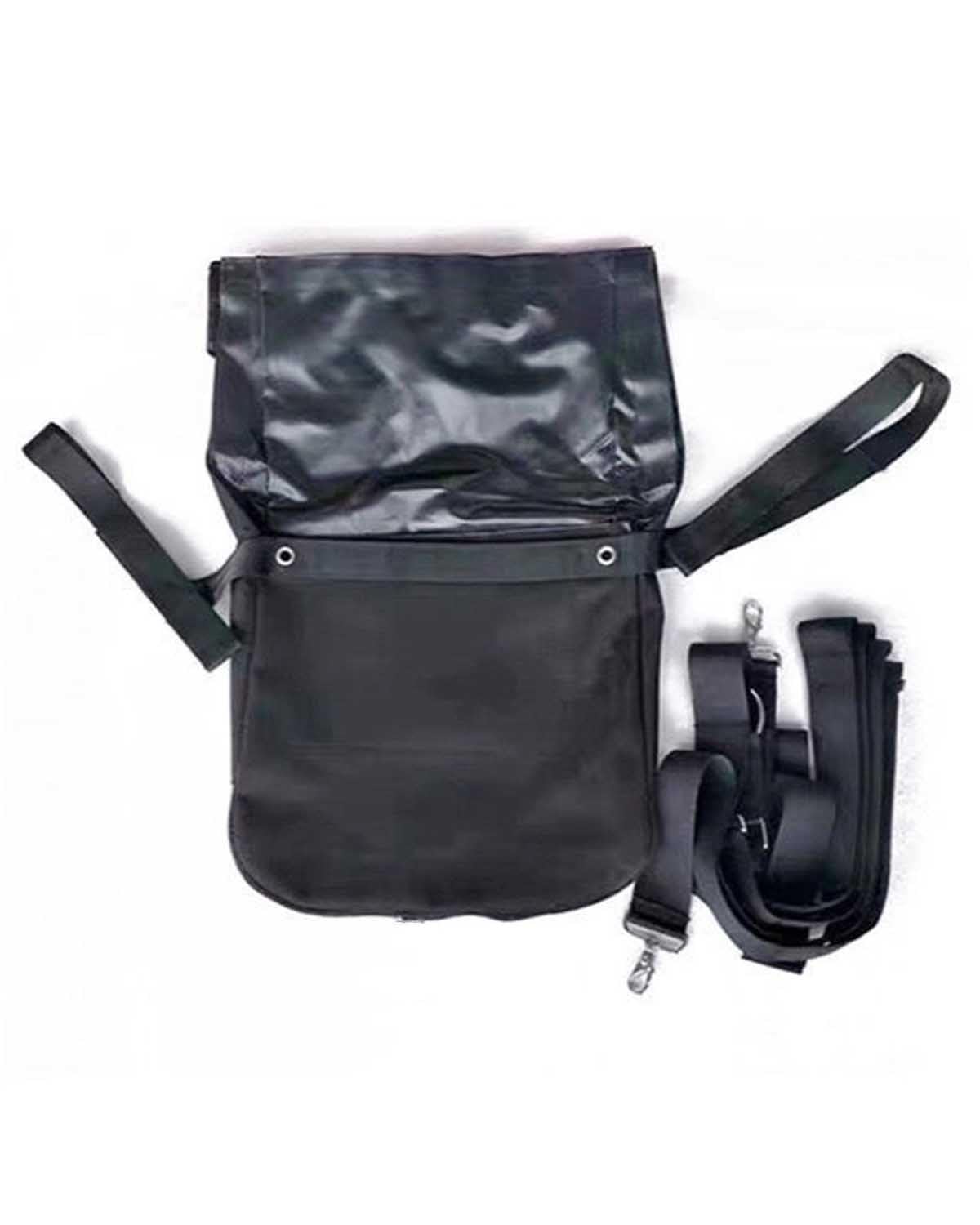 ZIMGOD Portable Horse Manure Catcher Bag, Horse Accessories for Equine Poop Storage Organizer, Pony Manure Catching Bag, Easy to Carry and Store(Large)