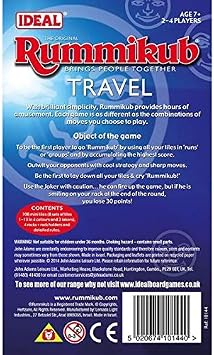 Rummikub Classic Game from Ideal & John Adams Rummikub Travel