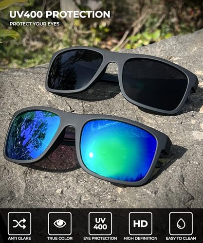 KALIYADI Sunglasses Men Mens-Sunglasses Polarized-Sunglasses-Men: Polarized Sun Glasses With UV400 Protection for Driving3