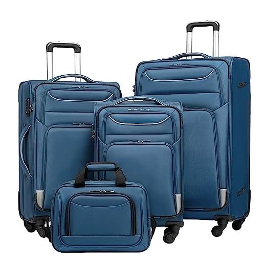 Coolife 4-Piece Lightweight Luggage Set