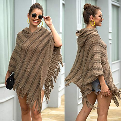 Poncho con capucha para evitar el frío sin perder la elegancia 4