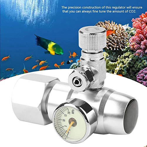 Regolatore CO2 Per Acquario Con Doppio Display, Pressione Regolabile, Contabolle E Valvola Di Ritegno, Interfaccia G5/8 O W21.8