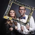 LUOZZY Inflatable Photo Frame Happy Birthday Photo Booth Props Inflatable Selfie Frame Party Decor Favor Supplies - 20Inx27.9In - Image 3